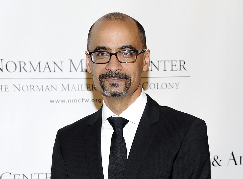 
              FILE - This Oct. 17, 2013, file photo shows Mailer Prize for Distinguished Writing recipient Junot Diaz at the 5th annual Norman Mailer Center benefit gala in New York. Authors Ursula K. Le Guin, Junot Diaz and Ann Patchett are among this year's 14 inductees into the American Academy of Arts and Letters, the academy told The Associated Press on Monday, Feb. 27, 2017. (Photo by Evan Agostini/Invision/AP, File)
            
