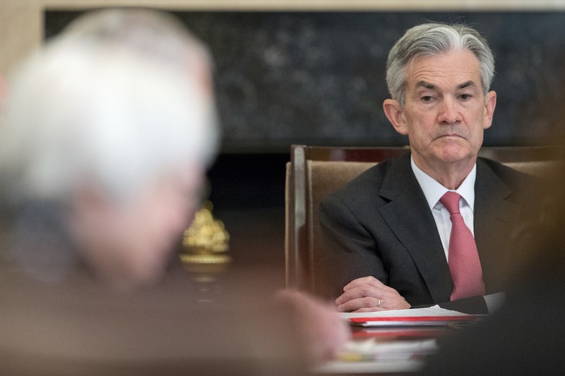 
              FILE - In this Monday, Nov. 30, 2015, file photo, Gov. Jerome Powell attends a Board of Governors meeting at the Marriner S. Eccles Federal Reserve Board Building in Washington. On Thursday, March 2, 2017, Powell added his voice to a growing group of Fed officials who are indicating that they may raise rates in March. (AP Photo/Andrew Harnik, File)
            