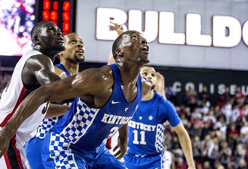 Freshman forward Bam Adebayo helped the Kentucky Wildcats earn the top seed for this week's SEC men's basketball tournament in Nashville, and they are a No. 2 seed in ESPN's latest NCAA tournament projection.