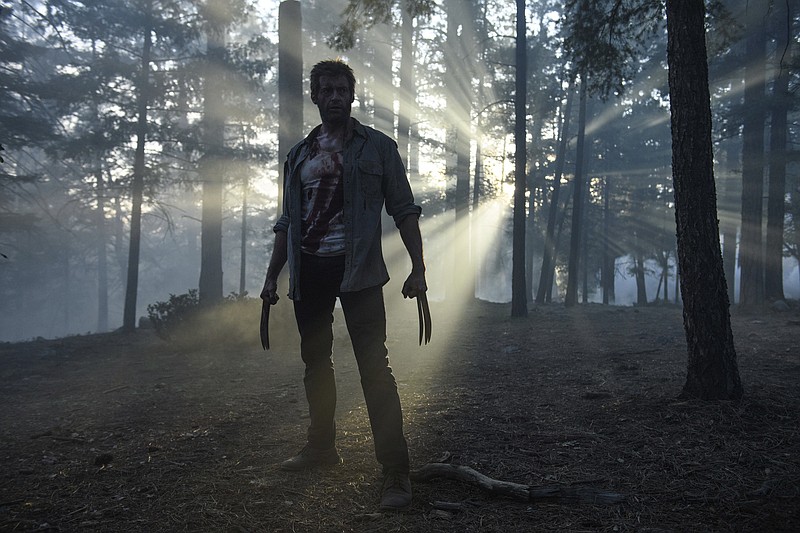 
              This image released by Twentieth Century Fox shows Hugh Jackman from the film, "Logan." (Ben Rothstein/Twentieth Century Fox via AP)
            