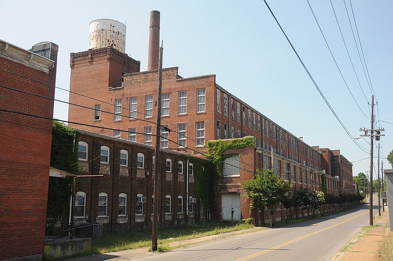 Staff File Photo by Tim Barber / A portion of the old Woolen Mill site in Cleveland, Tenn., is being eyed for the proposed Cleveland-Chattanooga Commute Hub.