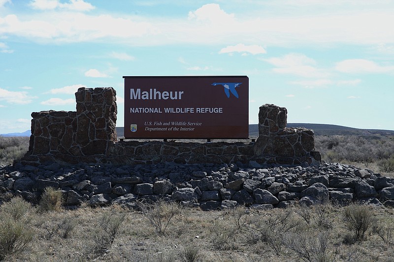 
              FILE - This March 23, 2016, file photo shows part of the Malheur National Wildlife Refuge near Burns, Ore. A jury has convicted two men of conspiracy to impede federal officers during an armed occupation of the wildlife refuge in Oregon. The verdict Friday, March 10, 2017, handed prosecutors a measure of redemption after they failed to convict Ammon and Ryan Bundy along with five other occupiers in a high-profile trial last fall involving the takeover of Malheur National Wildlife Refuge, a remote bird sanctuary southeast of Portland. (Dave Killen/The Oregonian via AP, File)
            