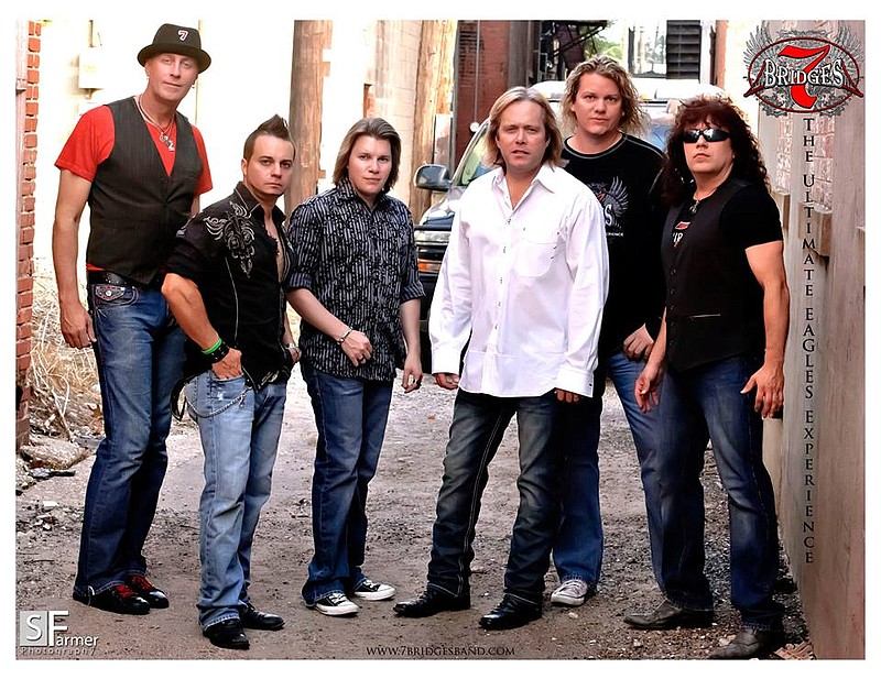 The 7 Bridges Band includes Jason Manning, Keith Thoma, Bryan Graves, Rob Evans, Blake Hall and Vernon Roop.