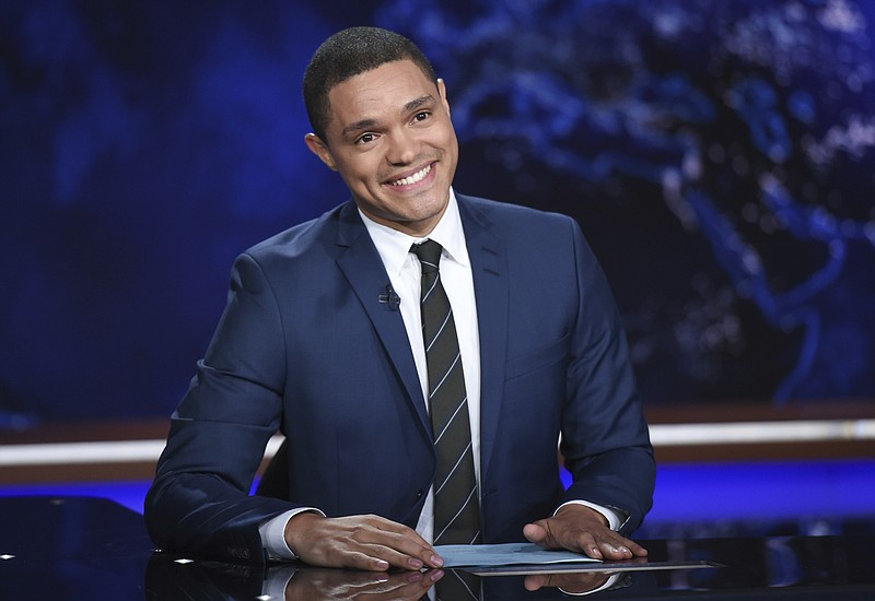 
              FILE - In this Sept. 29, 2015, file photo, Trevor Noah appears during a taping of "The Daily Show," on Comedy Central, in New York. “The Daily Show” with Noah canceled its episode on Tuesday, March 14, 2017, because of the winter storm. The network is airing a rerun instead. (Photo by Evan Agostini/Invision/AP, File)
            