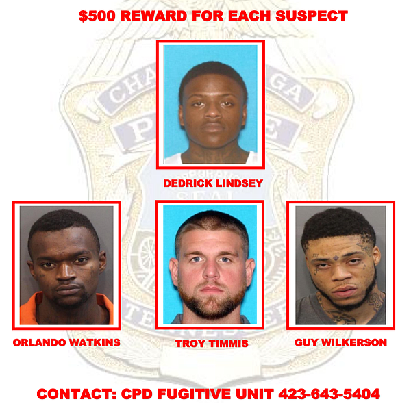 Chattanooga Police Department Offering Reward Up To $2,000 To Help ...