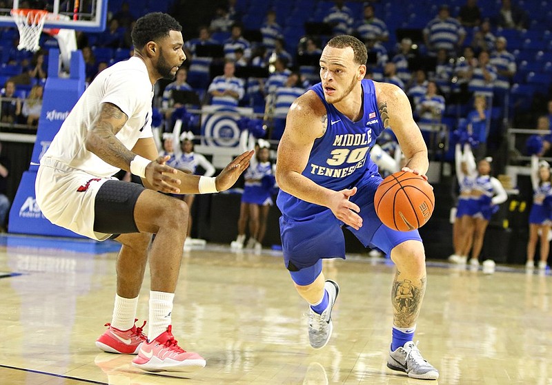 MTSU senior forward Reggie Upshaw enters today's NCAA tournament game against Minnesota averaging 14.5 points, 6.8 rebounds and a team-high 31.8 minutes per game.