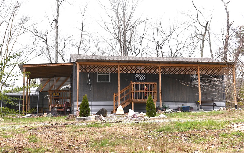 A tiny home is located on Ford Street, Rossville, Ga.