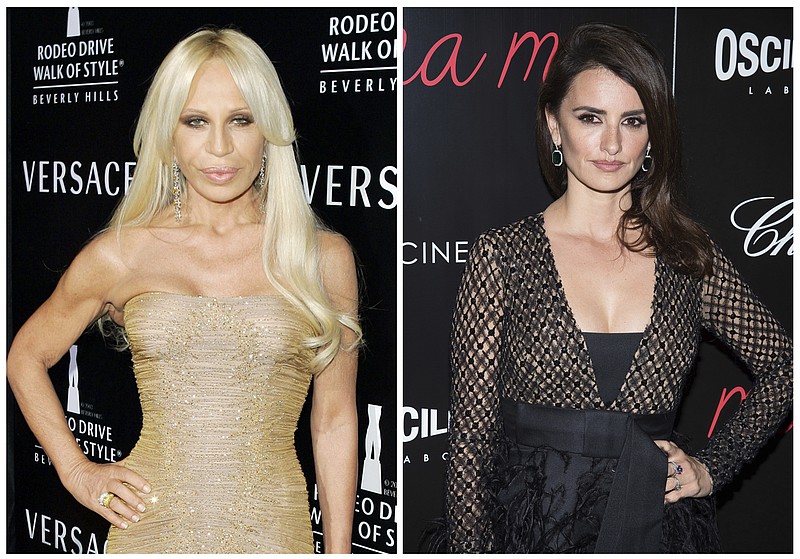 
              In this combination photo, fashion designer Donatella Versace, left, attends an event honoring her with the Rodeo Drive Walk of Style Award on Feb. 8, 2007, in Beverly Hills, Calif., and Penelope Cruz attends a special screening of "ma ma", on May 24, 2016, in New York. Cruz is headed to television to play Versace in the third installment of "American Crime Story" on FX. The Academy Award winning actress will star in the 10-episode series focused on the 1997 slaying of Versace's brother, Gianni. Donatella Versace took over the famed fashion house after her brother was killed. (AP Photos/Mark J. Terrill, left, and Charles Sykes, Files)
            