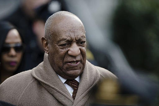 
              FILE - In this Dec. 13, 2016, file photo, Bill Cosby departs after a pretrial hearing in his sexual assault case at the Montgomery County Courthouse in Norristown, Pa. Cosby’s lawyers hope to prescreen potential jurors to weed out those with opinions about the sex-assault case before jury selection begins in earnest. A defense motion filed Monday, March 20, 2017, says the “inflammatory” worldwide coverage of the case makes it likely that some potential jurors have opinions about the actor’s guilt or innocence. (AP Photo/Matt Rourke, File)
            