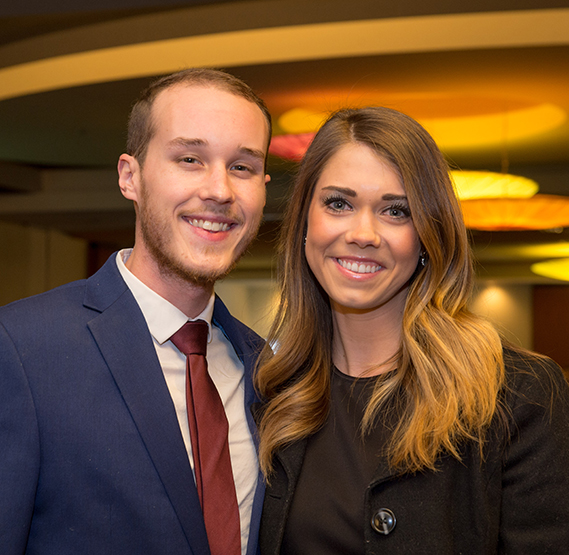 Matthew Hopkins and Audra Morgan