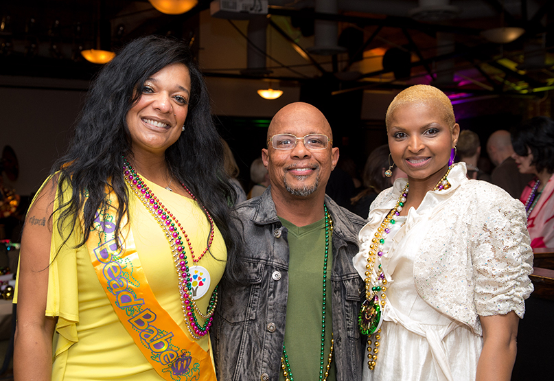Ikeko Bass, Danny Tony and Mary Edwards