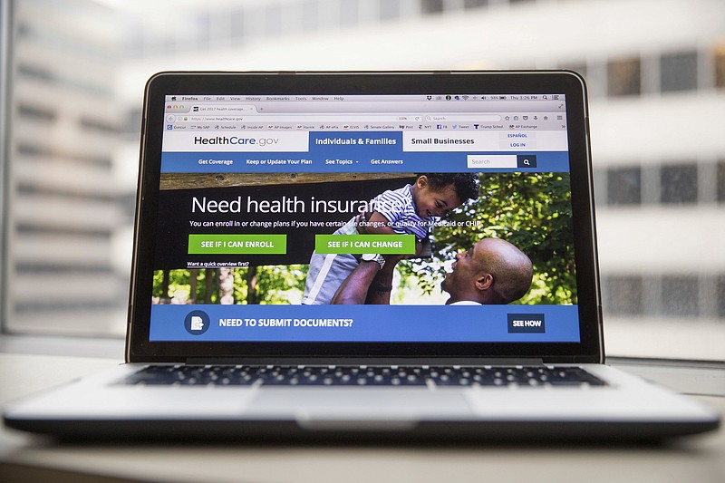 
              This Thursday, Feb. 9, 2017 photo shows the HealthCare.gov website, where people can buy health insurance, displayed on a laptop computer screen in Washington. Millions of Americans will still need to navigate the current federal health care system in the coming months no matter what happens in Congress _ whether the Republican plan to replace “Obamacare” is resurrected in some form after it was pulled on Friday, March 24, 2017, or if it never comes back. (AP Photo/Andrew Harnik)
            