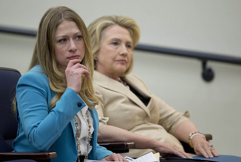 Chelsea Clinton, pictured with her mother, Hillary Clinton, will be given a Lifetime Impact award by Variety next month.