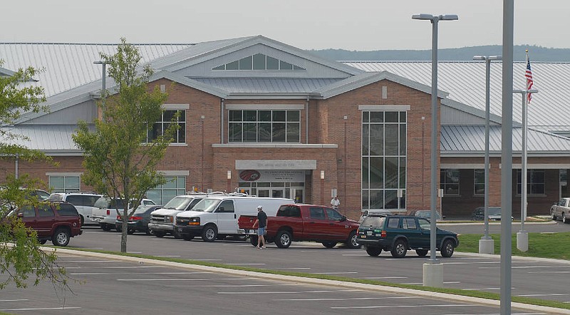 This 2008 file photo shows the exterior of Signal Mountain Middle High School. (Staff photo by John Rawlston)