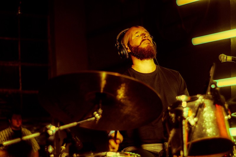 Josh Green, a Chattanooga drummer with 25 years of experience, performs at Wayne-O-Rama tonight.