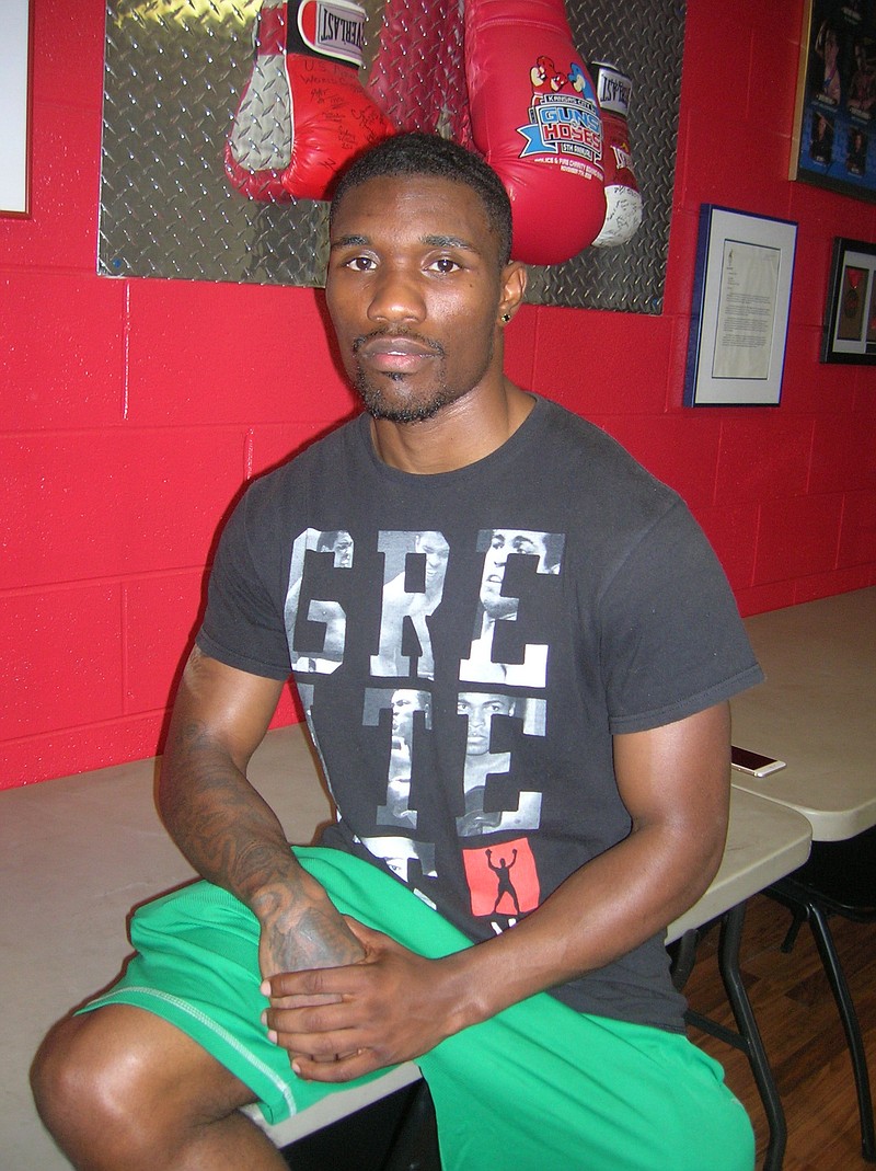 Roger Hilley awaits his second professional fight tonight at the Chattanooga Convention Center. He won by knockout there in December.