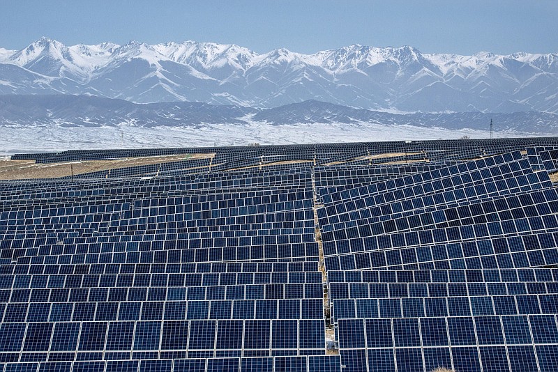 A solar energy farm near Wenquan, China. For years, the United States pushed China to commit to limiting its use of fossil fuels, but the countries appear likely to switch roles under the Trump administration.