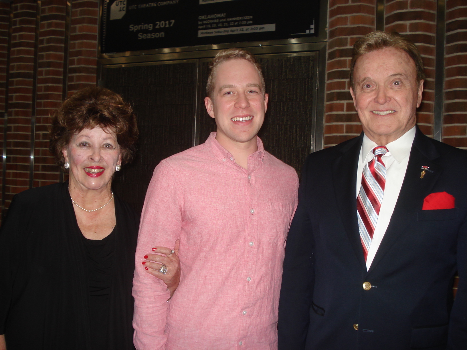 Charlynne Fry, Josh Coleman and Adm. Vance Fry