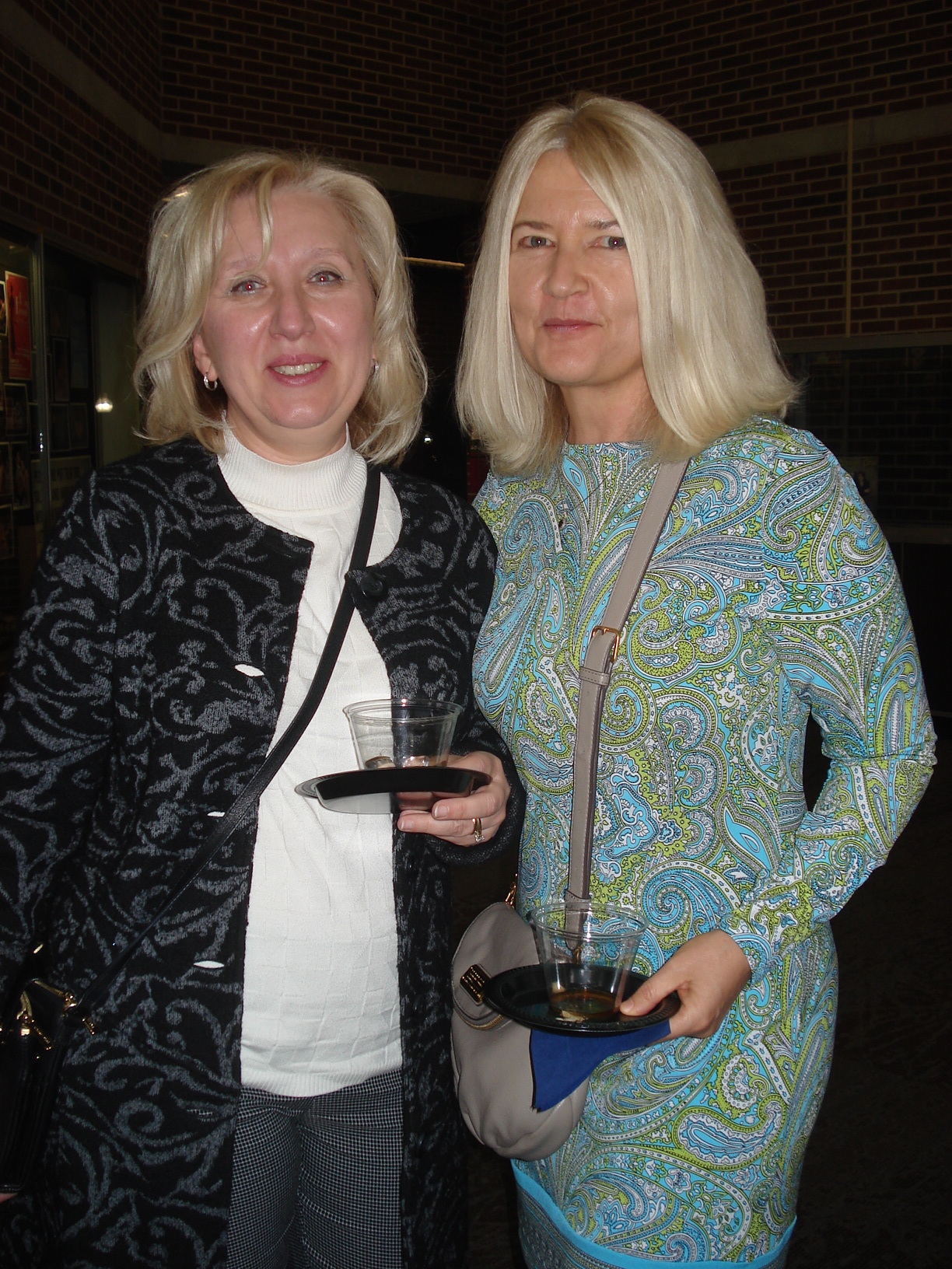 Viktoria Lindsay, left, and Irina Polyakova.