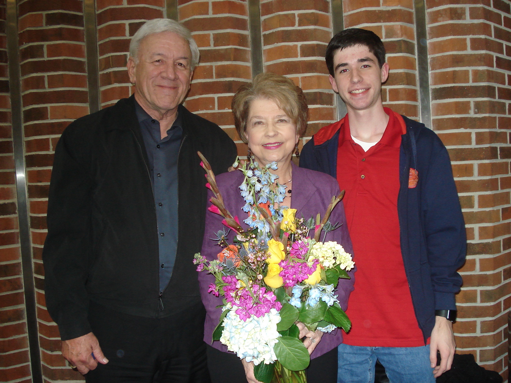 Dr. David Luther, Piano Arts Festival coordinator Sigrid Luther and David Stultz.