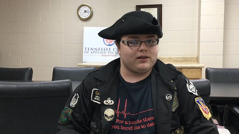 
              Shea Cox, a 21-year-old computer science major from Shelbyville, Tenn., poses for a photo during an interview. Cox he thought the plan the president pushed was "rushed." He still supports President Donald Trump, but said his values align more with the House Freedom Caucus. Defying  Trump on the Republican Party’s promise to repeal and replace Obamacare sounds like political suicide, especially in the congressional districts Trump won handily. But some Republicans who blocked the legislation won praise from constituents for stopping what many saw as a flawed plan, either in the legislation’s substance or strategy.(AP Photo/Sheila Burke)
            