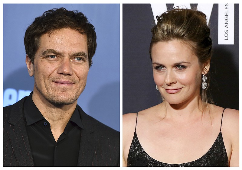 
              FILE - This combination of file photos shows actor Michael Shannon, left, at the 22nd annual Critics' Choice Awards on Sunday, Dec. 11, 2016, in Santa Monica, Calif., and actress Alicia Silverstone at the 9th Annual Women in Film Pre-Oscar Cocktail Party on Feb. 26, 2016, in Los Angeles.  Cable’s Spike network will be transformed into the Paramount network early next year, introducing new series, including, "American Woman" starring Silverstone and "Waco," a limited series starring Shannon. (Jordan Strauss, left, and Rich Fury/AP/Invision, Files)
            