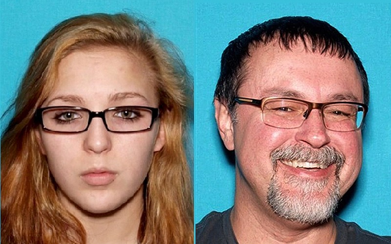 A statewide AMBER alert has been issued in Tennessee for Elizabeth Thomas, left, and Tad Cummins.