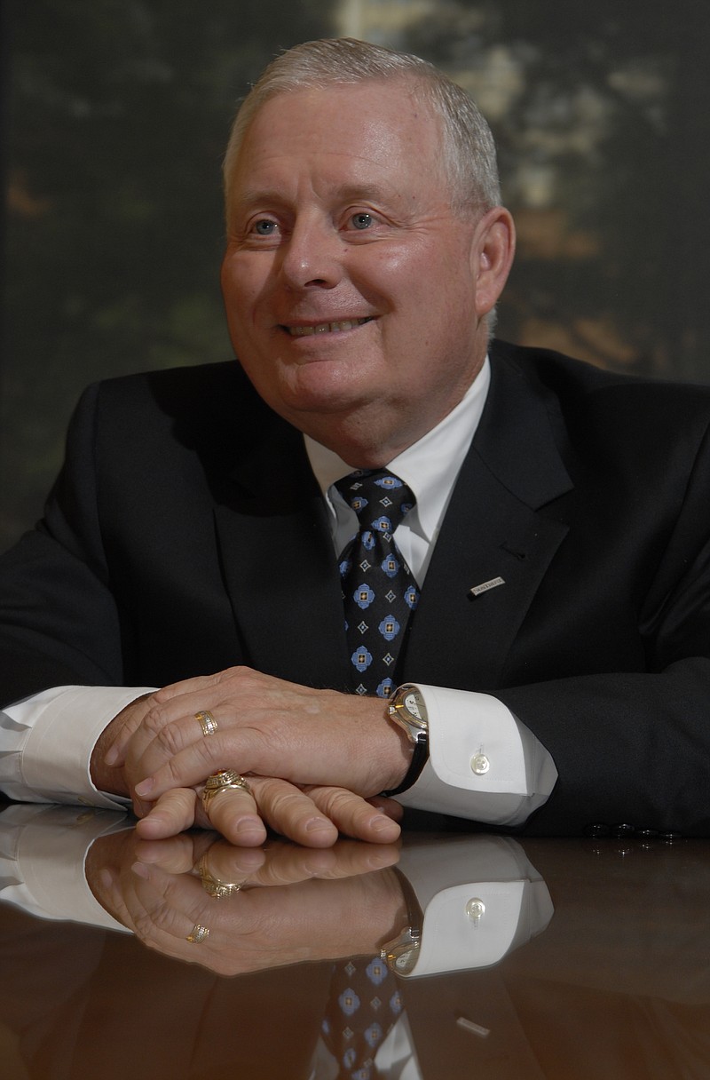 Photographed in his office in downtown Chattanooga, Jim Vaughn is Chattanooga market president and leader of the commercial banking team at SunTrust. 