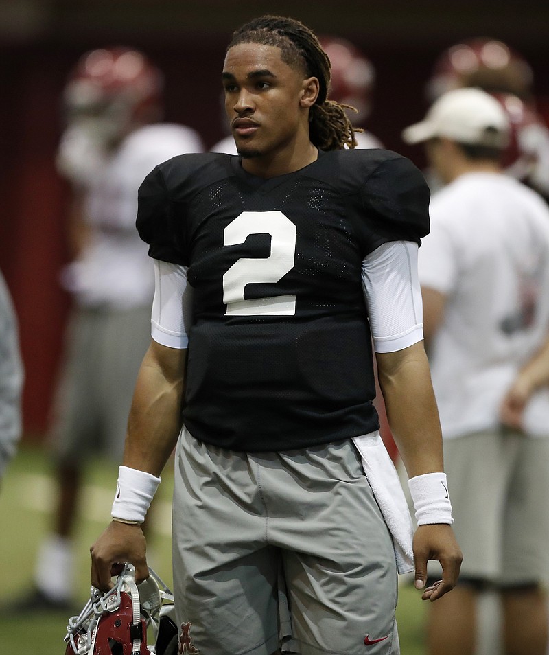 Alabama sophomore quarterback Jalen Hurts said the game has slowed down for him this spring and that he has quickly developed a relationship with new offensive coordinator Brian Daboll.