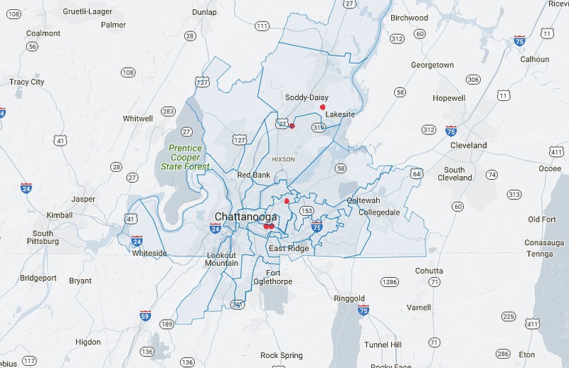 Minimal outages reported in Chattanooga area; morning lightning strike ...