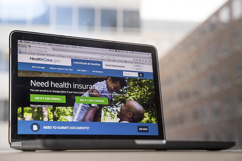 
              FILE - In this Feb. 9, 2017, file photo, the HealthCare.gov website, where people can buy health insurance, is displayed on a laptop screen in Washington. Something new is happening in a health care debate dominated for seven years by the twists and turns of Barack Obama’s signature law. The focus has shifted to ideas from President Donald Trump and GOP lawmakers in Congress, and most people don’t like what they see. With Republicans in command, their health care proposals as currently formulated have generated far more concern than enthusiasm. (AP Photo/Andrew Harnik, File)
            