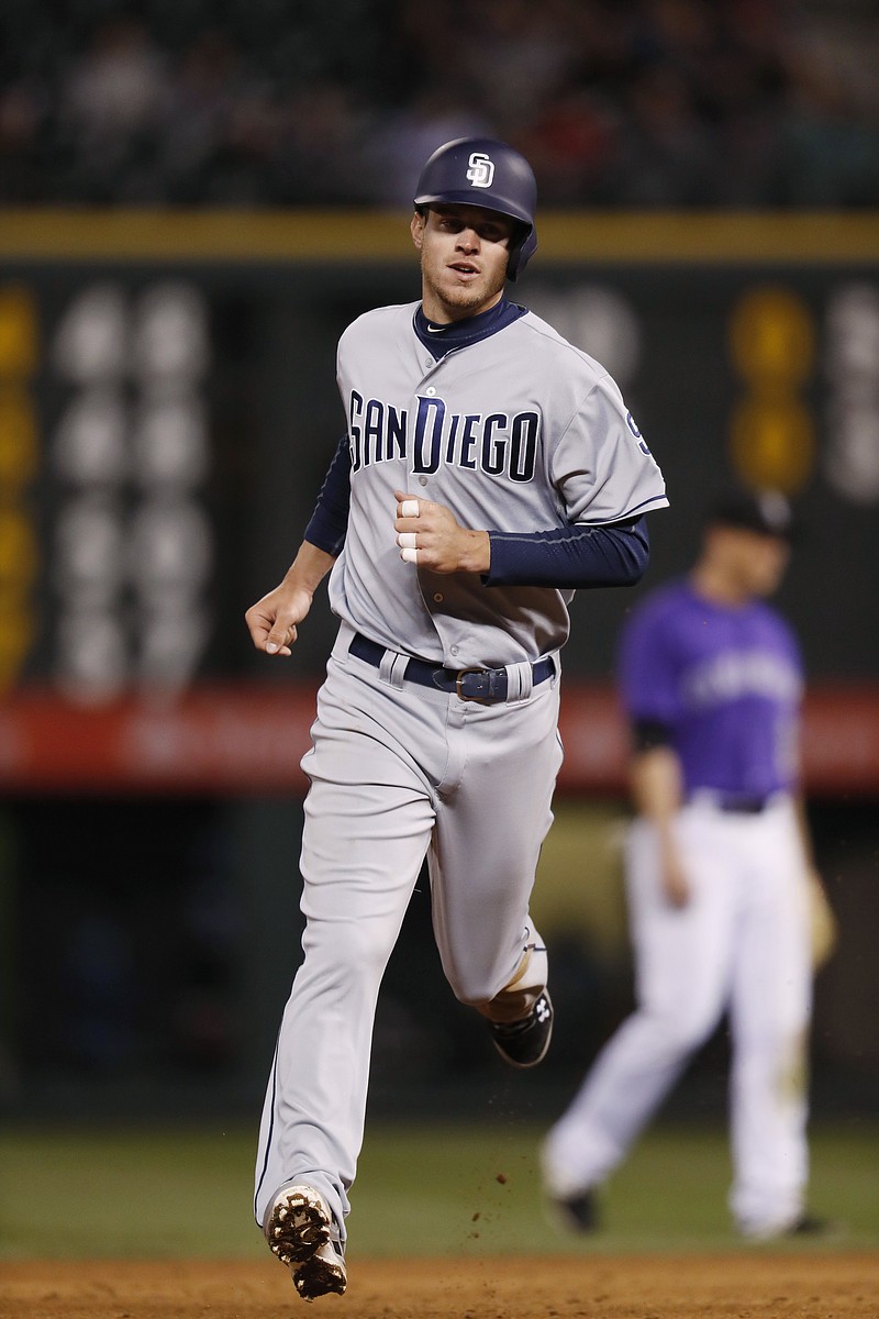 Wil Myers homer, San Diego, Colorado Rockies