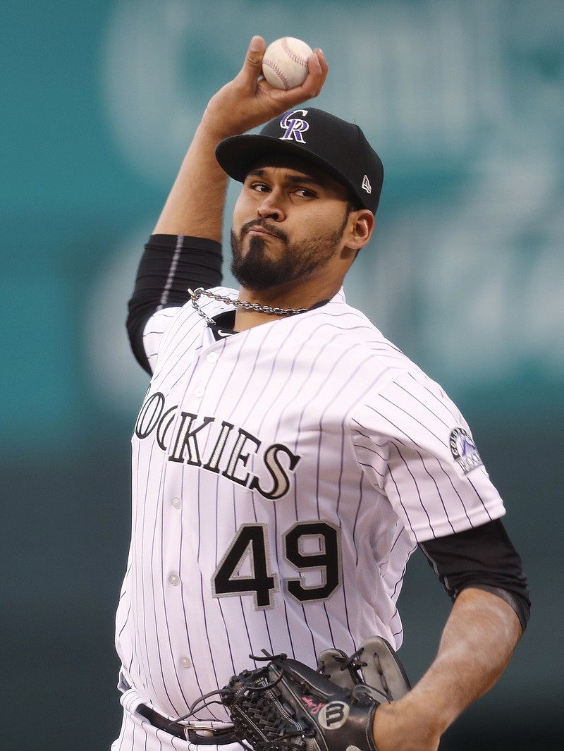 Colorado Rockies' Antonio Senzatela gets emotional Mother's Day win