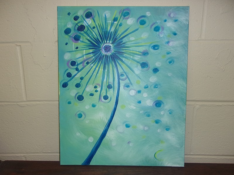The next Painting for a Purpose, the adult painting party offered by the 6th Cavalry Museum, 6 Barnhardt Circle, in Fort Oglethorpe, Ga., will be held Thursday, April 27, from 5:30 to 8 p.m. Coyee Langston will lead participants in making "Dandelion Dreams," shown. The $40 fee includes catered dinner, canvas and paint supplies so everyone leaves with a completed work. Guests may bring the adult beverage of their choice and should bring an apron or old shirt to protect their clothing. Proceeds from the painting session benefits the museum. Class space is limited, advance reservations are required. For more information: 706-861-2860.