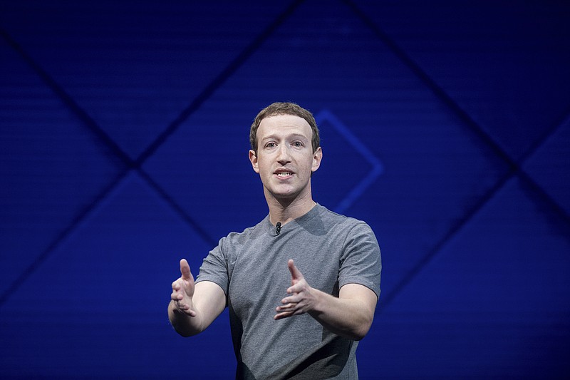 
              Facebook CEO Mark Zuckerberg speaks at his company's annual F8 developer conference, Tuesday, April 18, 2017, in San Jose, Calif. (AP Photo/Noah Berger)
            