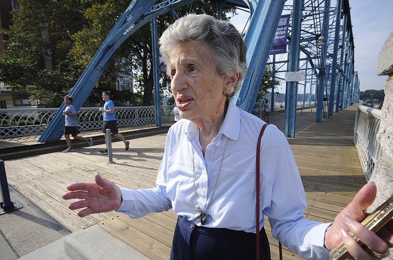 Ruth Holmberg, who died Wednesday, was a strong proponent of Chattanooga's renaissance.
