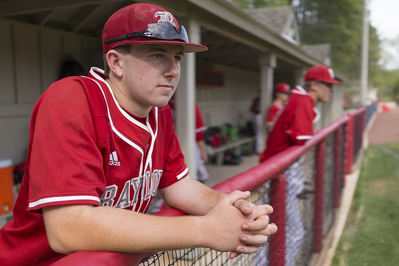 Baylor School first baseman Teddy Lepcio has committed to play college baseball for Army.