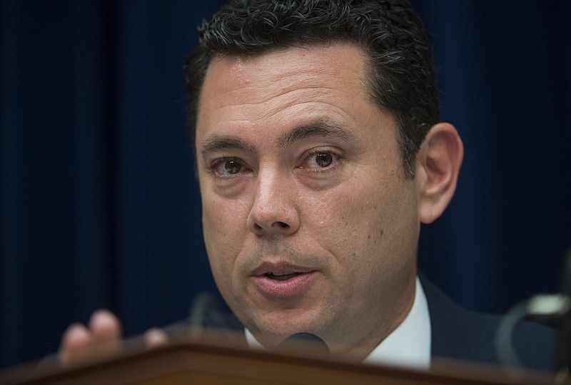 
              FILE - In this Sept. 13, 2016, file photo, House Oversight and Government Reform Committee Chairman Rep. Jason Chaffetz, R-Utah speaks on Capitol Hill in Washington. Chaffetz says he won’t for re-election or any other office in 2018 (AP Photo/Molly Riley, File)
            