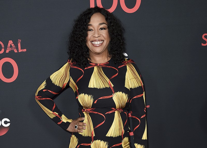 
              FILE - In this April 8, 2017 file photo, Shonda Rhimes attends the "Scandal" 100th Episode Celebration at Fig & Olive in West Hollywood, Calif. Rhimes, the mastermind behind "Grey's Anatomy" and other TV hits, is sharing her screenwriting expertise through an online master class. (Photo by Richard Shotwell/Invision/AP, File)
            