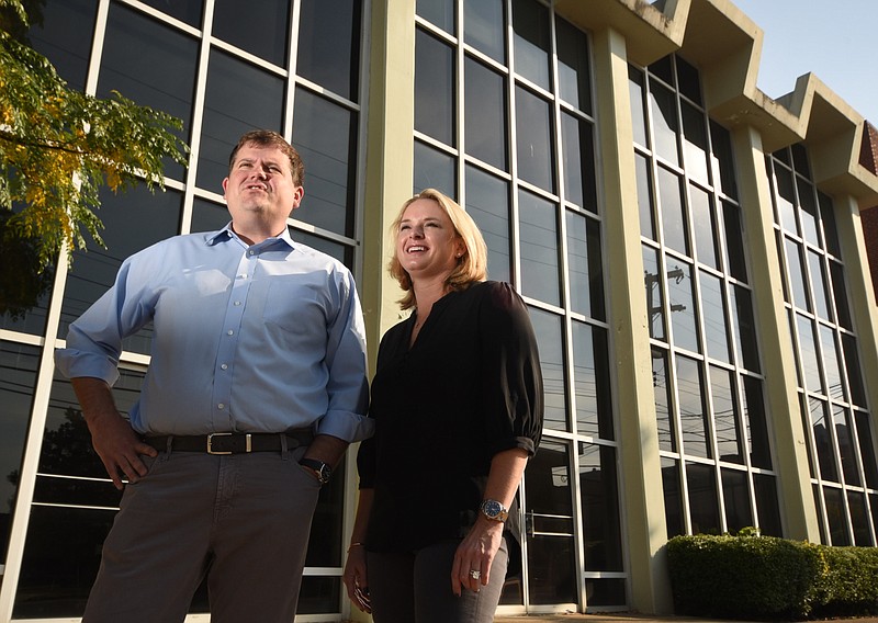 Ted and Kelly Alling, co-founders of Chattanooga Prep, talk about moving in to the former Tennessee Temple buildings of Cierpke Library and Faulkner Hall to open the new boys school.