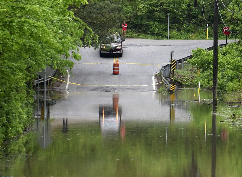 Minor flooding in Hamilton County.