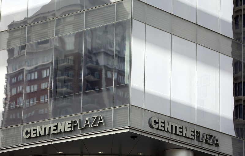 
              FILE - This Thursday, July 2, 2015, file photo shows the building housing Centene Corporation headquarters in Clayton, Mo. Health insurer Centene says enrollment from the Affordable Care Act's troubled insurance exchanges has swelled, and it's ready to return in 2018, even as competitors waver and President Donald Trump warns of the law's demise. The Medicaid coverage specialist said Tuesday, April 25, 2017, that it covered nearly 1.2 million people through the exchanges at the end of the first quarter, up 74 percent from 683,000 in the previous year's quarter, and it wouldn't rule out more growth. (AP Photo/Jeff Roberson, File)
            