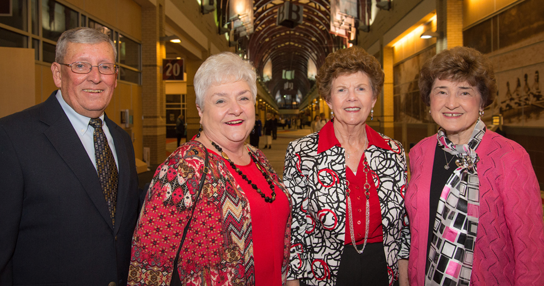 Mike and Martha King, Carolyn Benton, and Louise McMinn