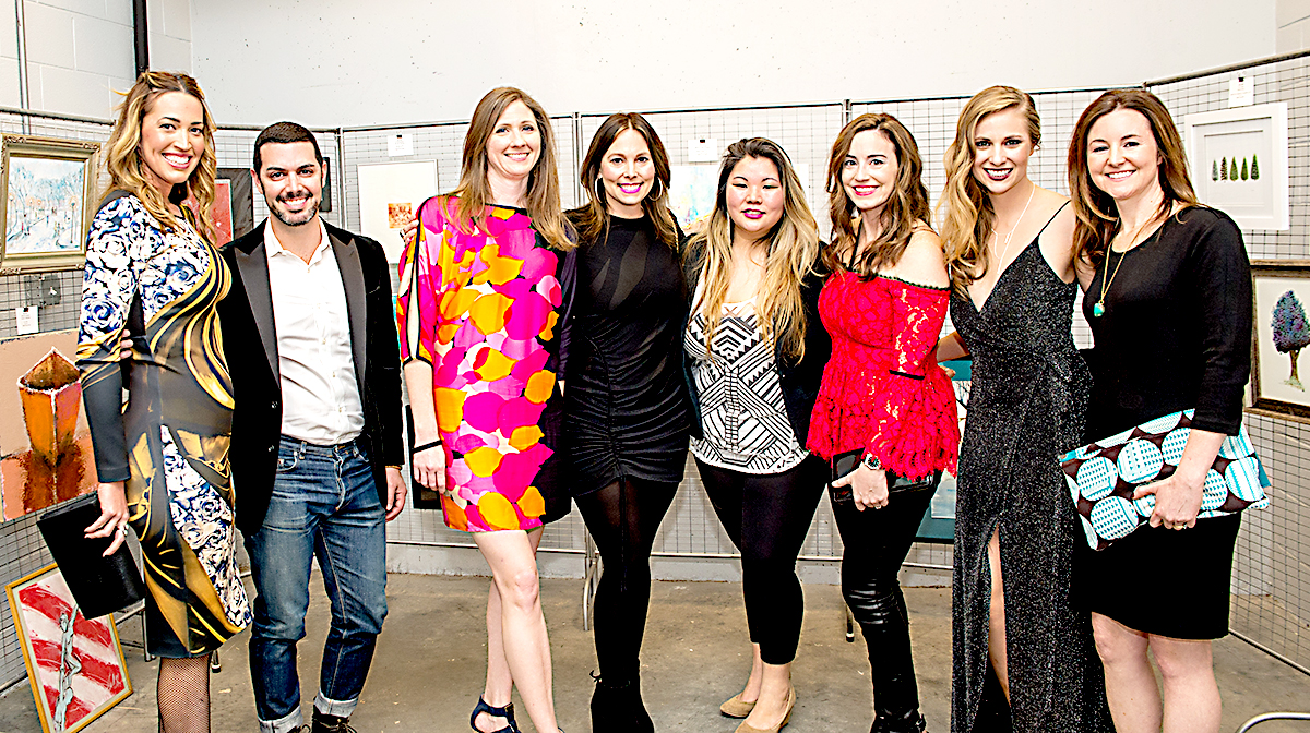 Carley Boehm, Rob Praino, Andree Herbert, Leigh Ann Fryar, Rebecca Feldbin, Amber Norton, Cureton Gannon and Allison Elkins (not puctured) Erin May