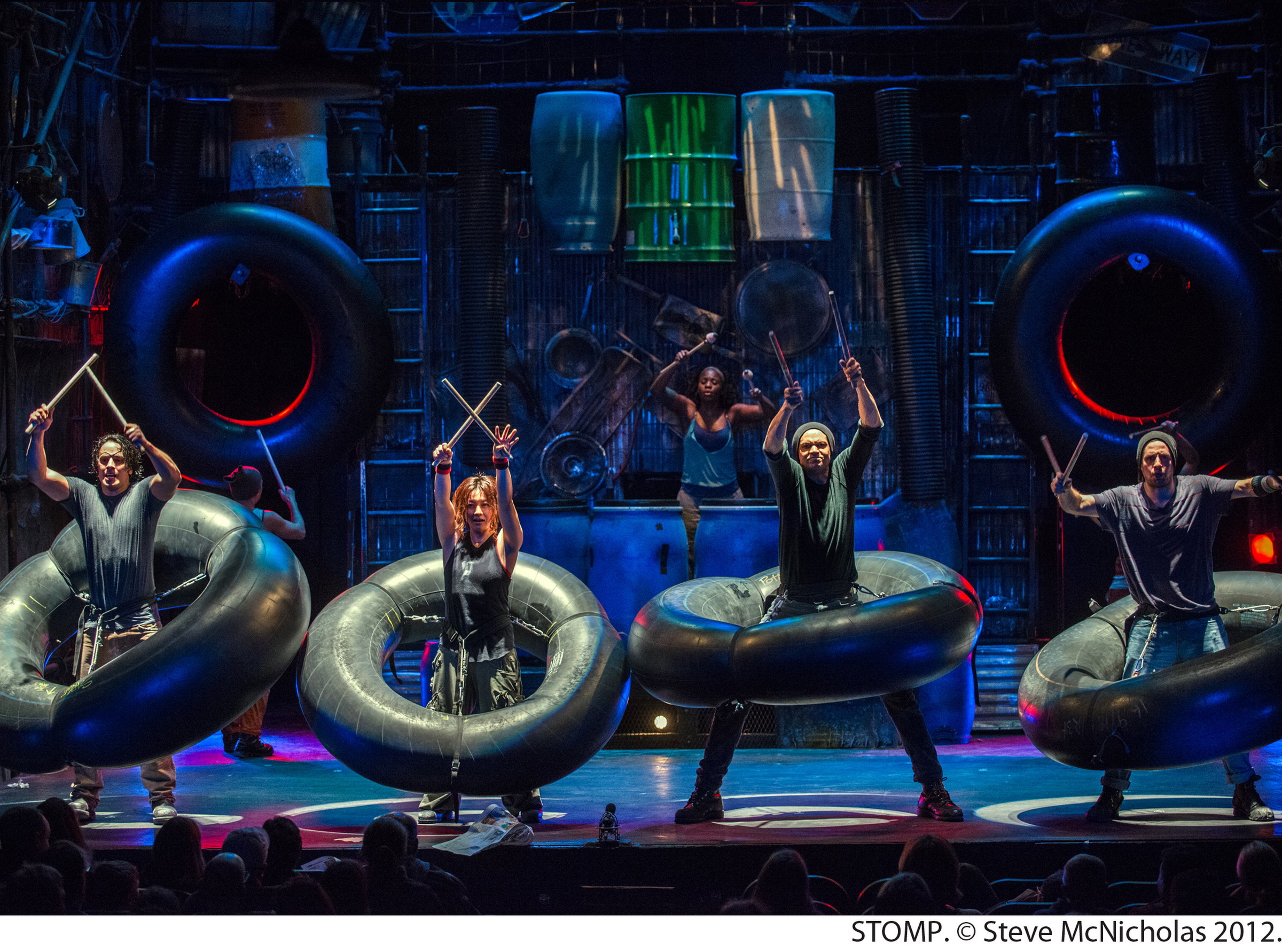 The performers in "Stomp" bring their percussion wizardry back to Chattanooga with Broadway at the Tivoli shows on May 11-12.