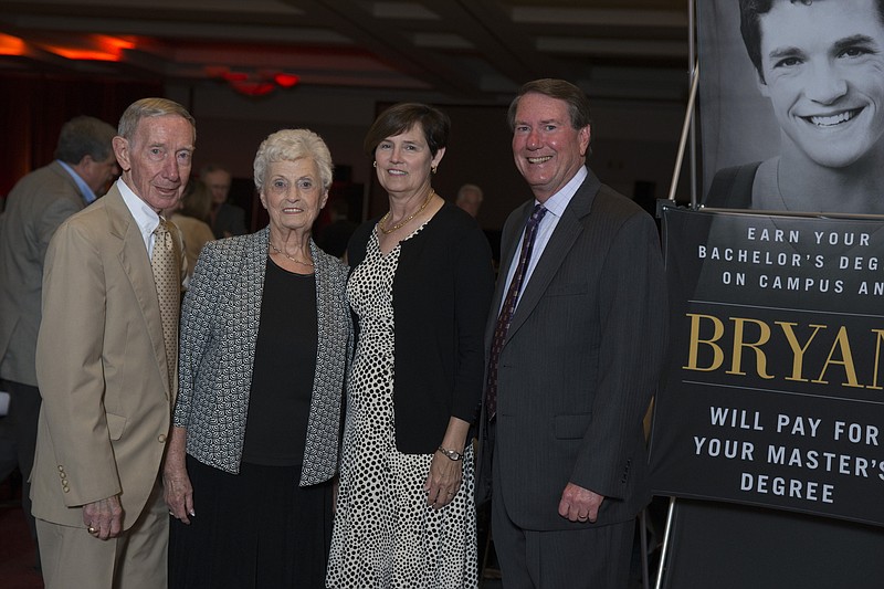 Charles and Elizabeth Baker, left, with Cynthia and Chuck Baker.