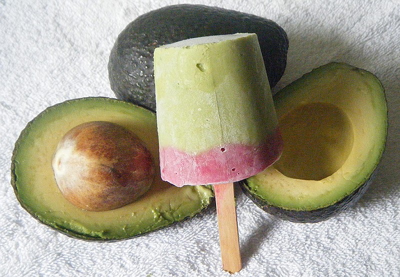 Avocado Strawberry Pops are a delicious way to use this superfood with this season's strawberries.