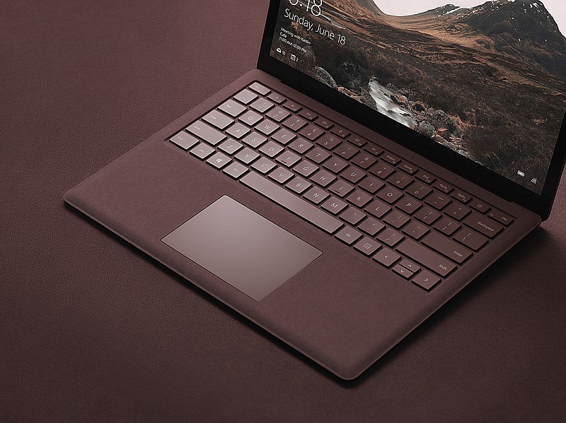 
              This photo provided by Microsoft shows the company's Surface Laptop, aimed at students. The Surface Laptop is the first Surface device without a detachable keyboard. (Courtesy of Microsoft via AP)
            