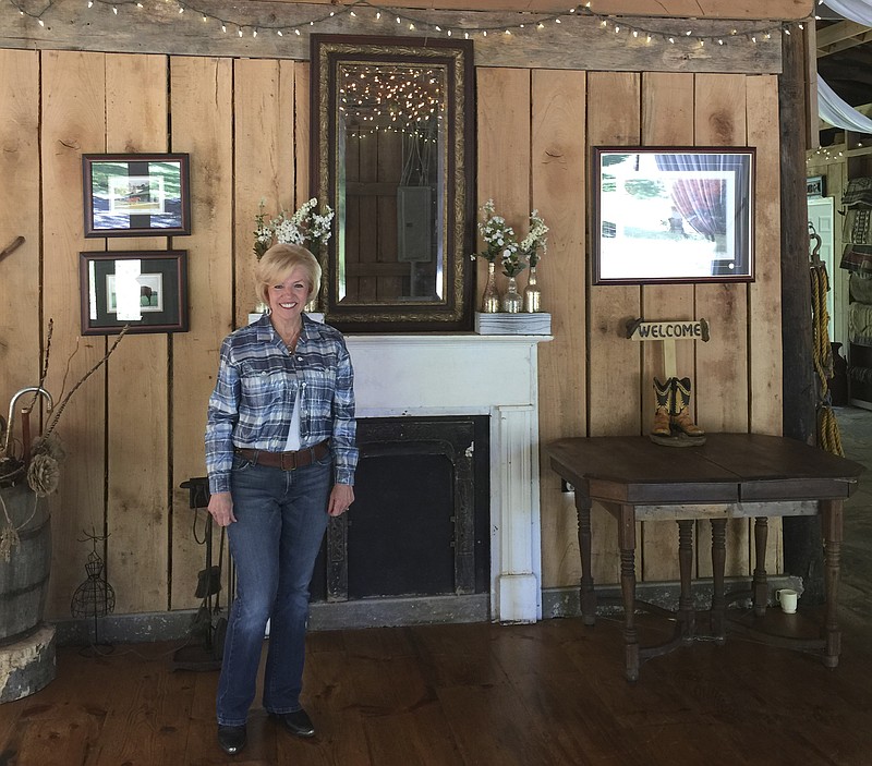 Wanda Cooper, 66, gives a tour of her Marion County family farm, which she has converted into a wedding venue.