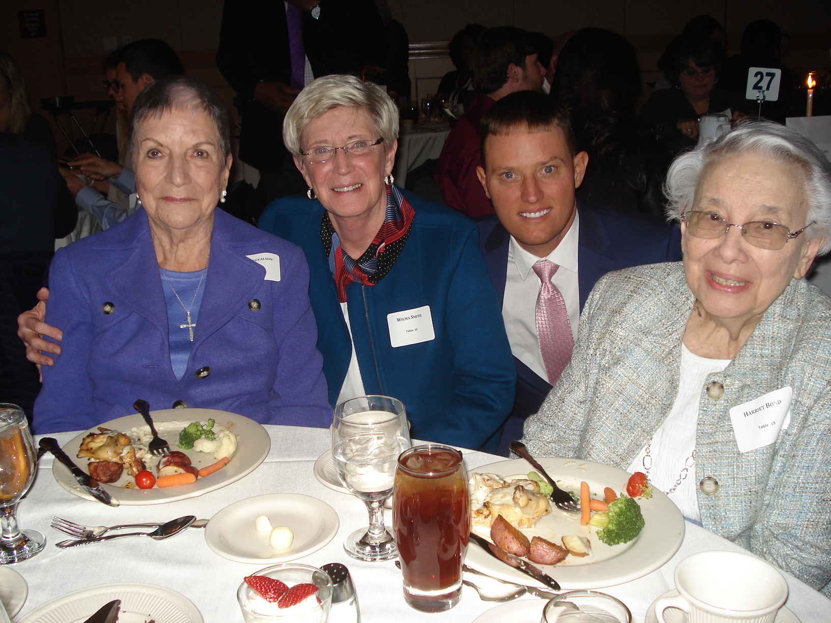 Booncy Ingvalson, Wilma Smith, Michael Robertson and Harriet Bond, from left.